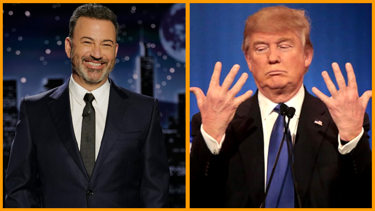 Jimmy Kimmel and Donald Trump