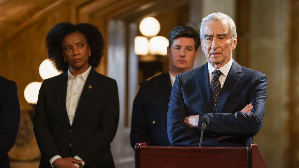 Sam Waterston as DA Jack McCoy on Law and Order