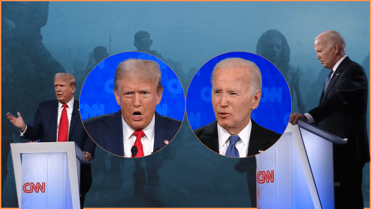 Army of the dead + Donald Trump and Joe Biden