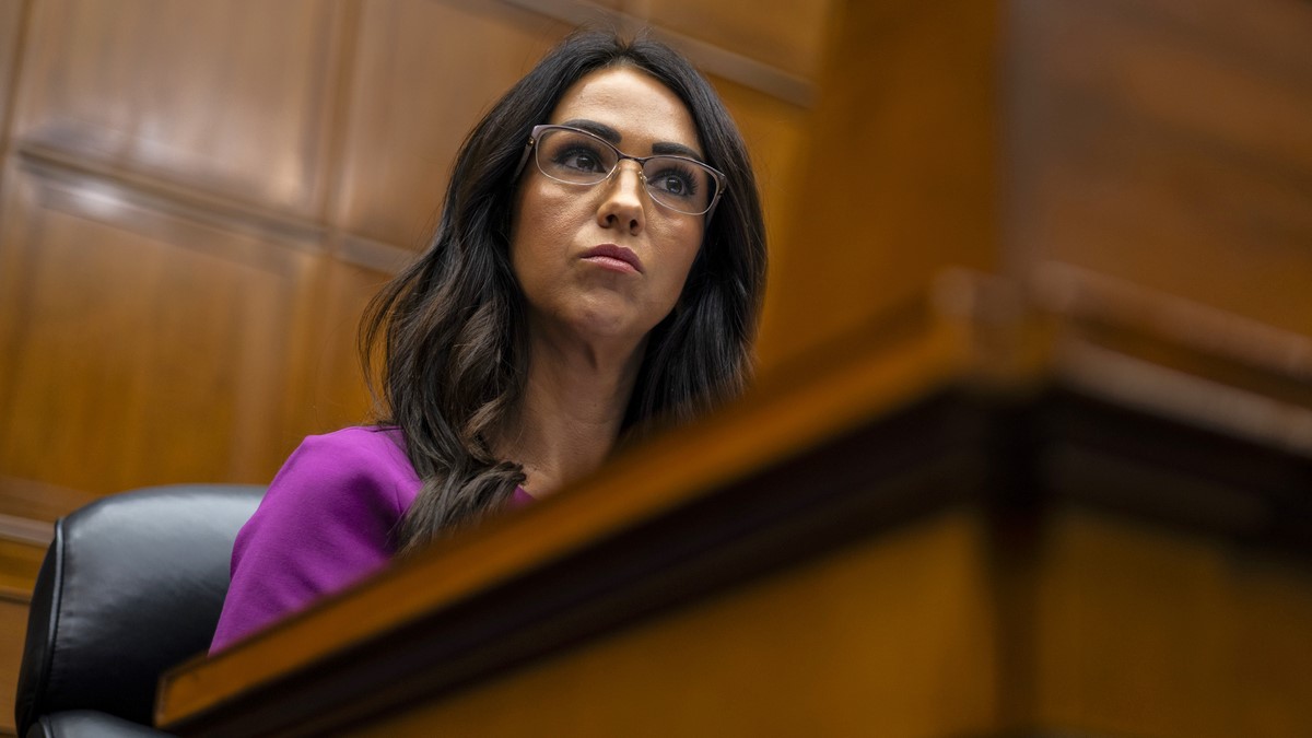 U.S. Rep. Lauren Boebert (R-CO) questions United States Secret Service Director Kimberly Cheatle during a House Oversight and Accountability Committee hearing in the Rayburn House Office Building on July 22, 2024 in Washington, DC.