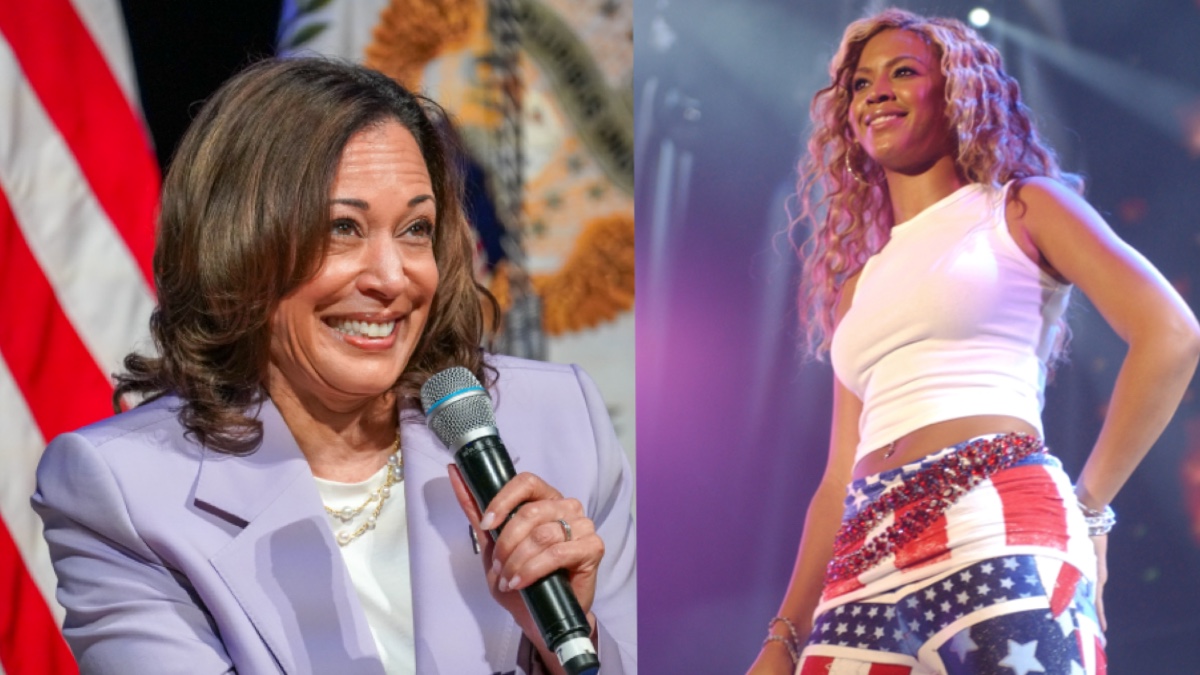 Kamala Harris and Beyoncé