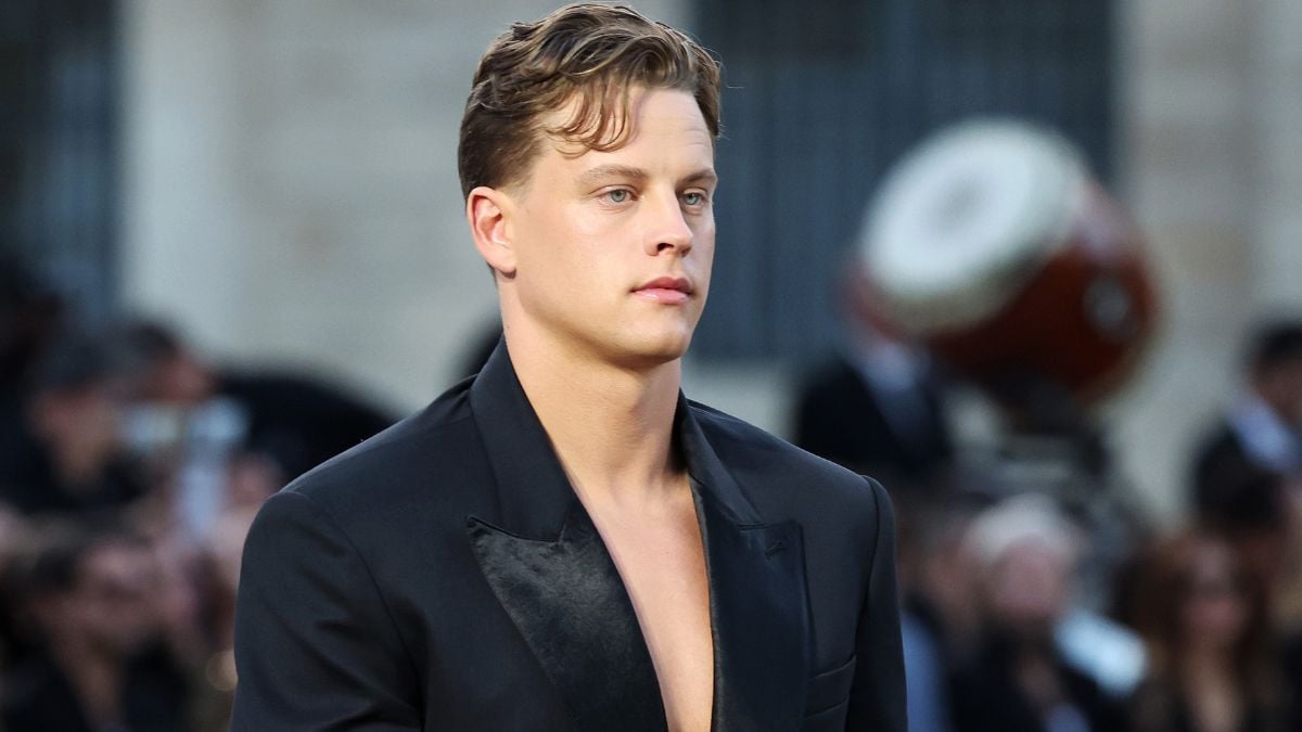 PARIS, FRANCE - JUNE 23: Joe Burrow walks the runway during Vogue World: Paris at Place Vendome on June 23, 2024 in Paris, France. (Photo by Pascal Le Segretain/Getty Images for Vogue)