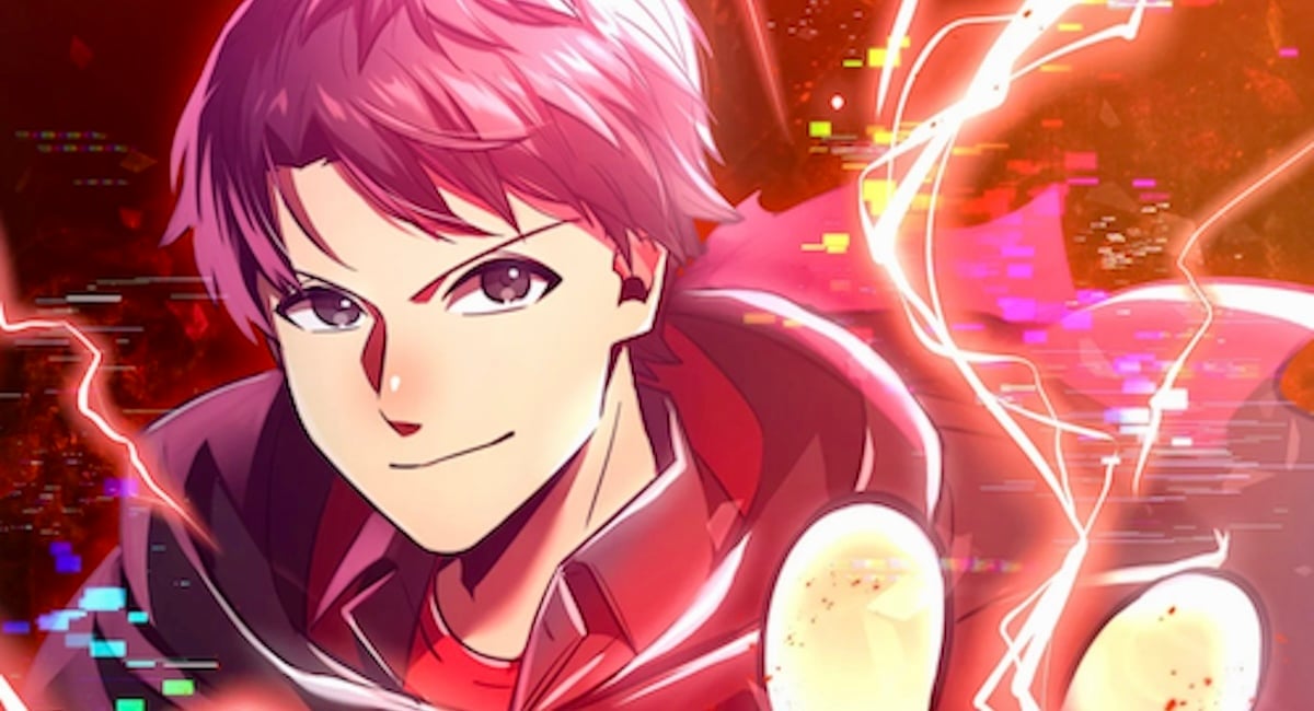 Ariake Subaru smiling in the promotional image for the manga ‘Savior of Divine Blood’