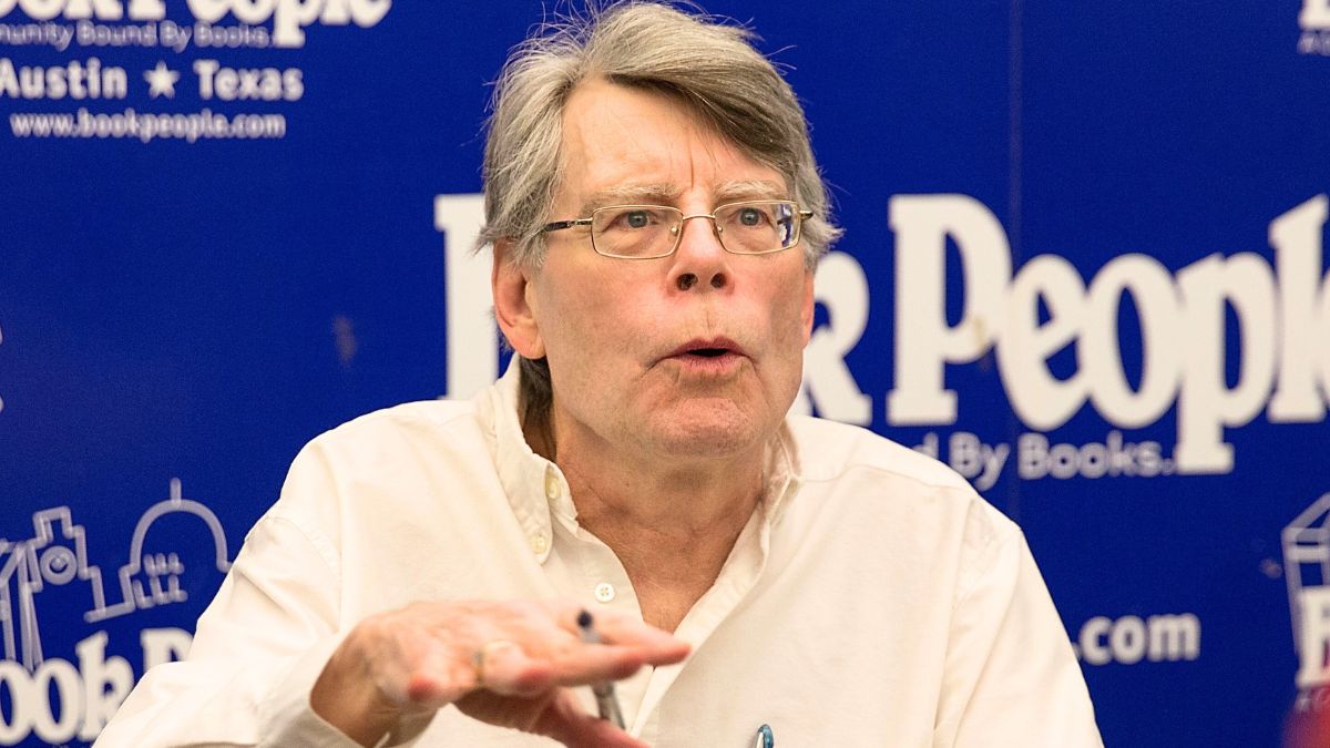 AUSTIN, TX - NOVEMBER 15: Stephen King signs copies of his new book "Revival" on November 15, 2014 in Austin, Texas. (Photo by Gary Miller/Getty Images)