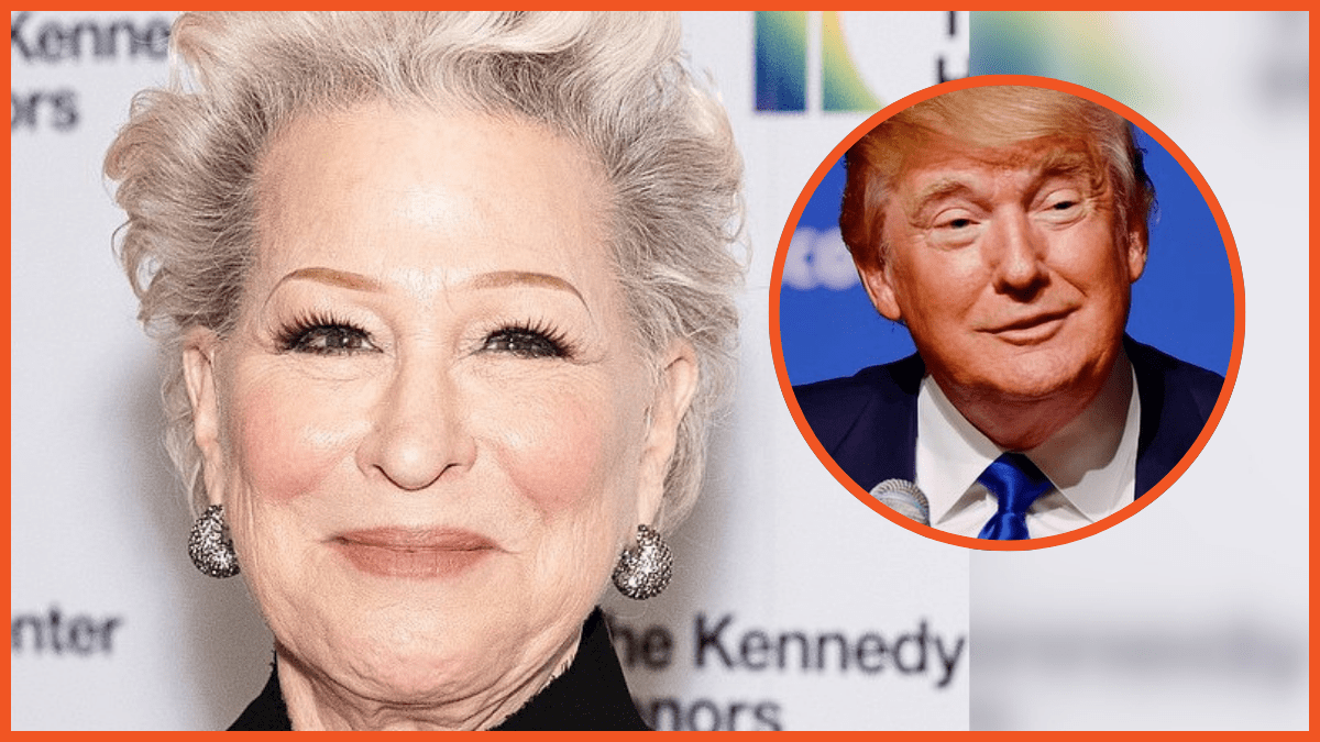 Bette Midler and Donald Trump