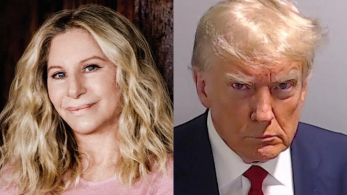 Barbra Streisand and Donald Trump