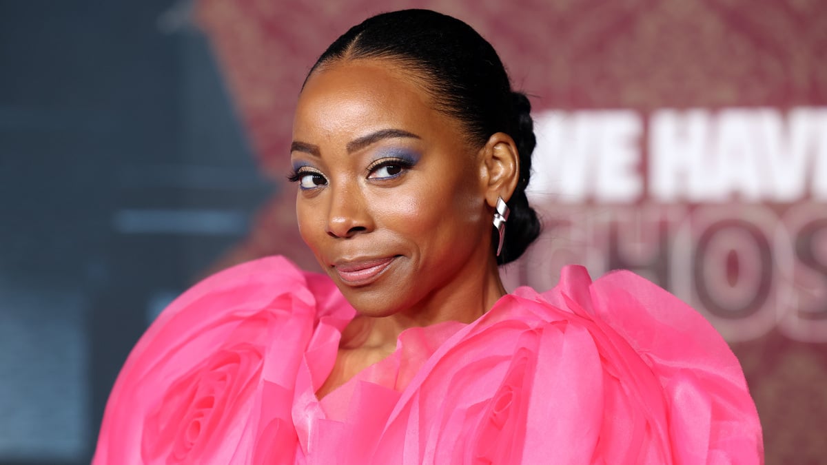 Erica Ash attends the premiere of Netflix's "We Have A Ghost" at Netflix Tudum Theater on February 22, 2023 in Los Angeles, California.