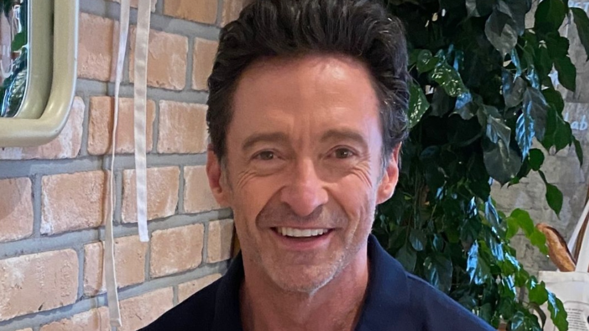 Hugh Jackman smiling