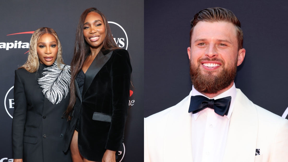 Serena Venus Williams Harrison Butker Getty