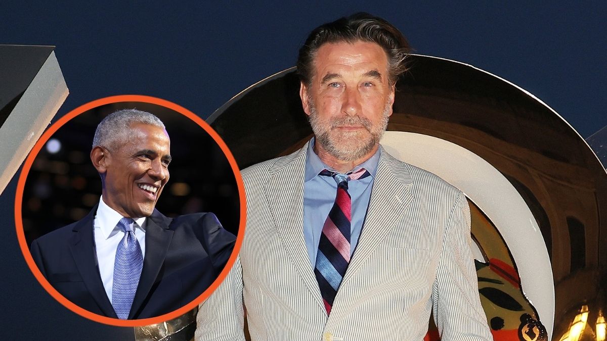 Billy Baldwin attends the red carpet at the 69th Taormina Film Festival and Barack Obama departs after speaking on stage during the second day of the Democratic National Convention