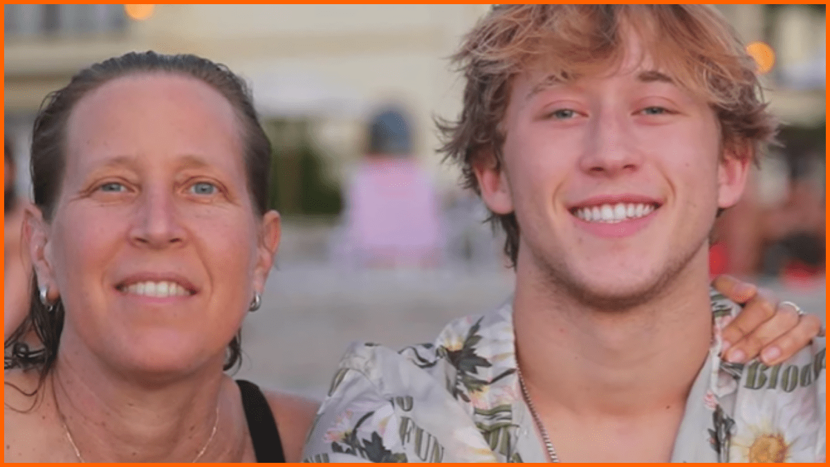 photo of Susan Wojcicki and her son Marco Trooper