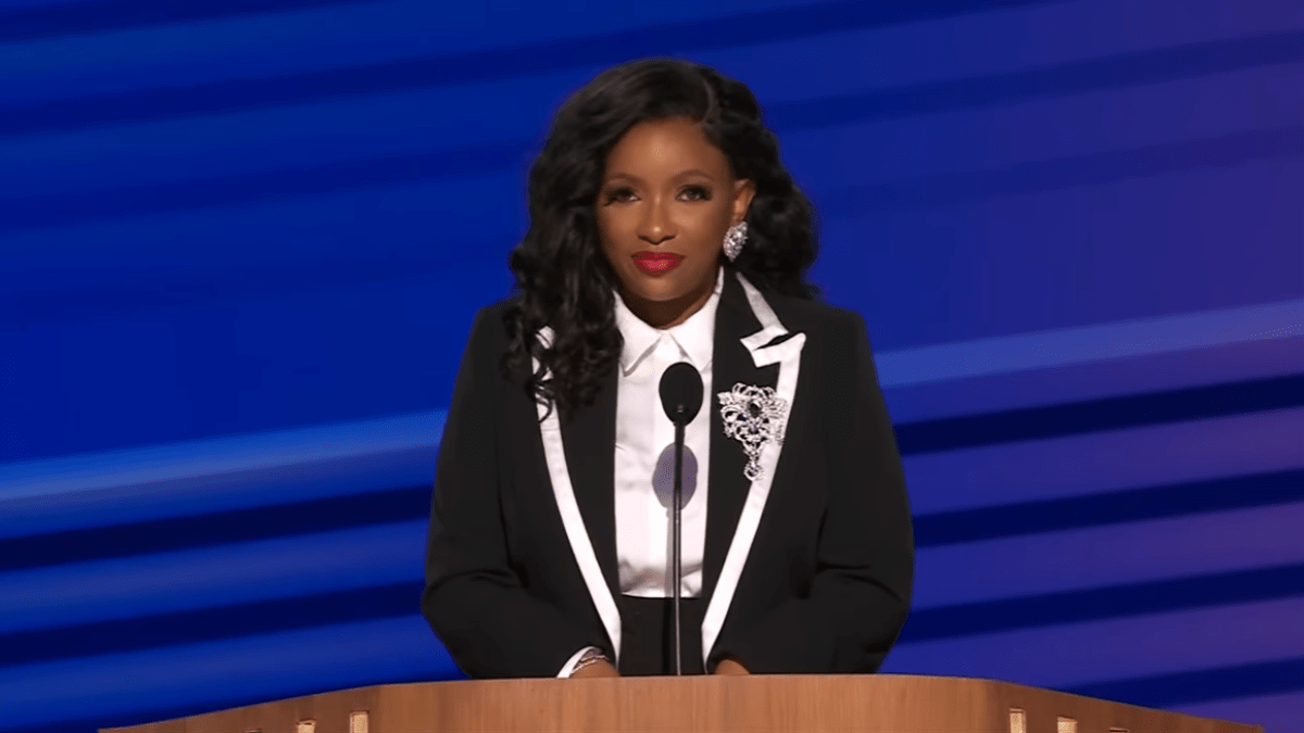 Texas Rep. Jasmine Crockett speaks at DNC