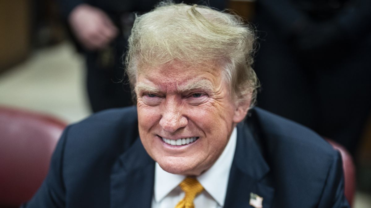 Former U.S. President Donald Trump attends his criminal trial at Manhattan Criminal Court on May 29, 2024 in New York City. Judge Juan Merchan will give the jury their instructions before they begin deliberations today. The former president faces 34 felony counts of falsifying business records in the first of his criminal cases to go to trial. (Photo by Jabin Botsford-Pool/Getty Images)