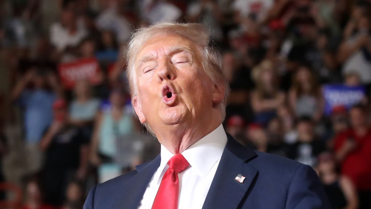 Republican presidential nominee, former U.S. President Donald Trump speaks at a rally on July 31, 2024 in Harrisburg, Pennsylvania. Trump is returning to Pennsylvania for the first time since the assassination attempt. Polls show a close race with Democratic presidential candidate, U.S. Vice President Kamala Harris. (Photo by Spencer Platt/Getty Images)