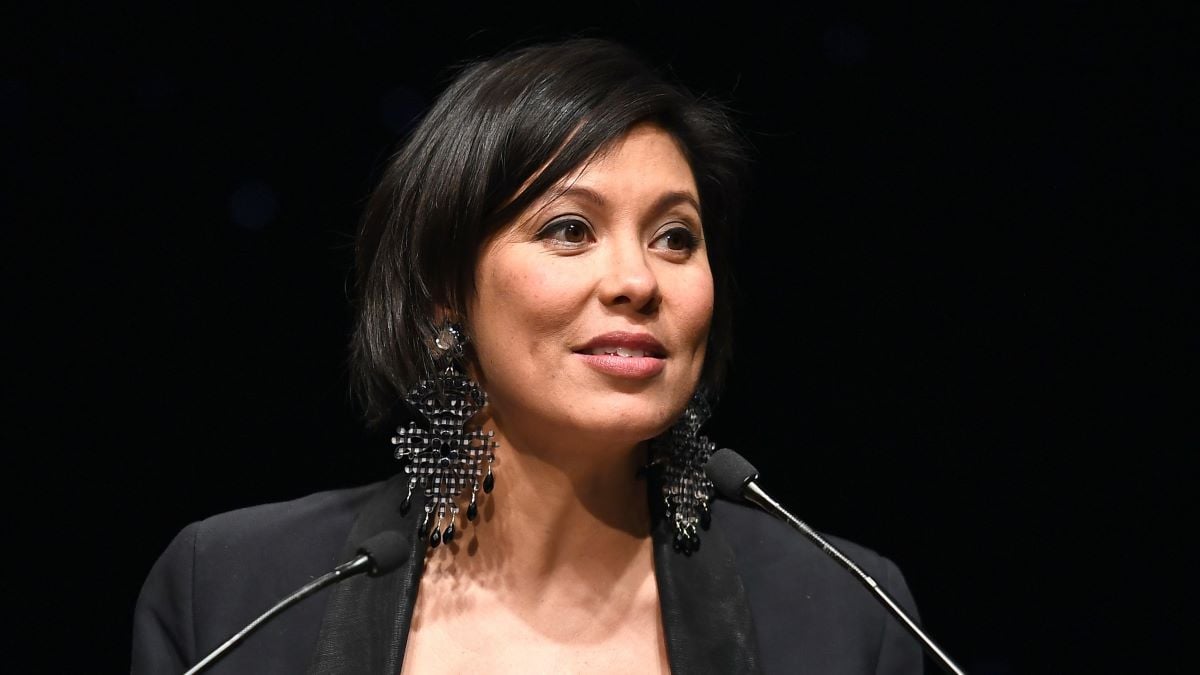 Alex Wagner speaks onstage during 69th Writers Guild Awards New York Ceremony at Edison Ballroom on February 19, 2017 in New York City. (Photo by Dimitrios Kambouris/Getty Images)