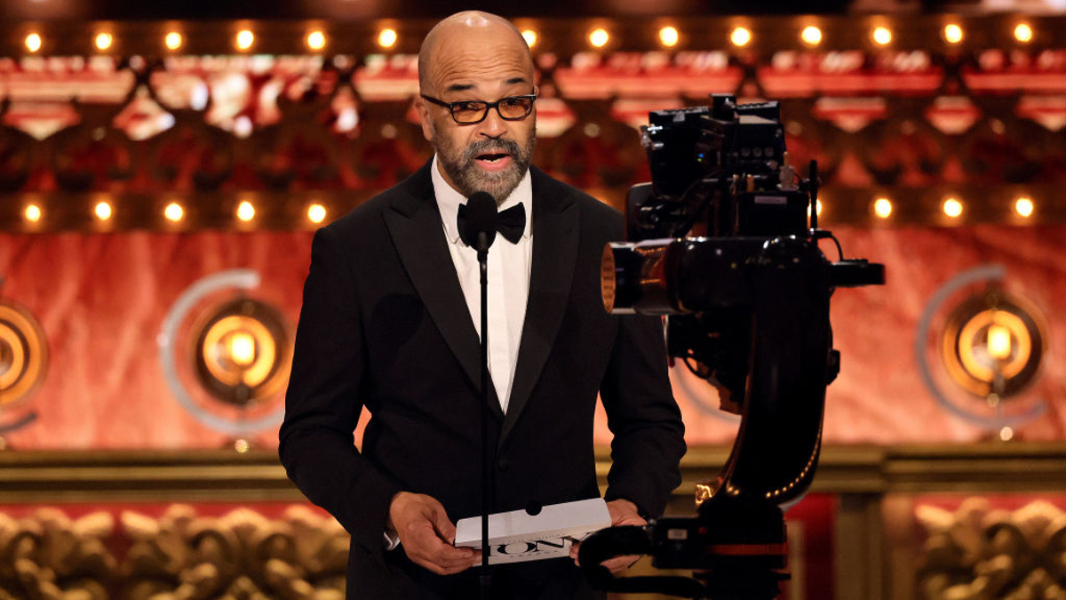 Jeffrey Wright speaks onstage during The 77th Annual Tony Awards at David H. Koch Theater at Lincoln Center on June 16, 2024 in New York City.