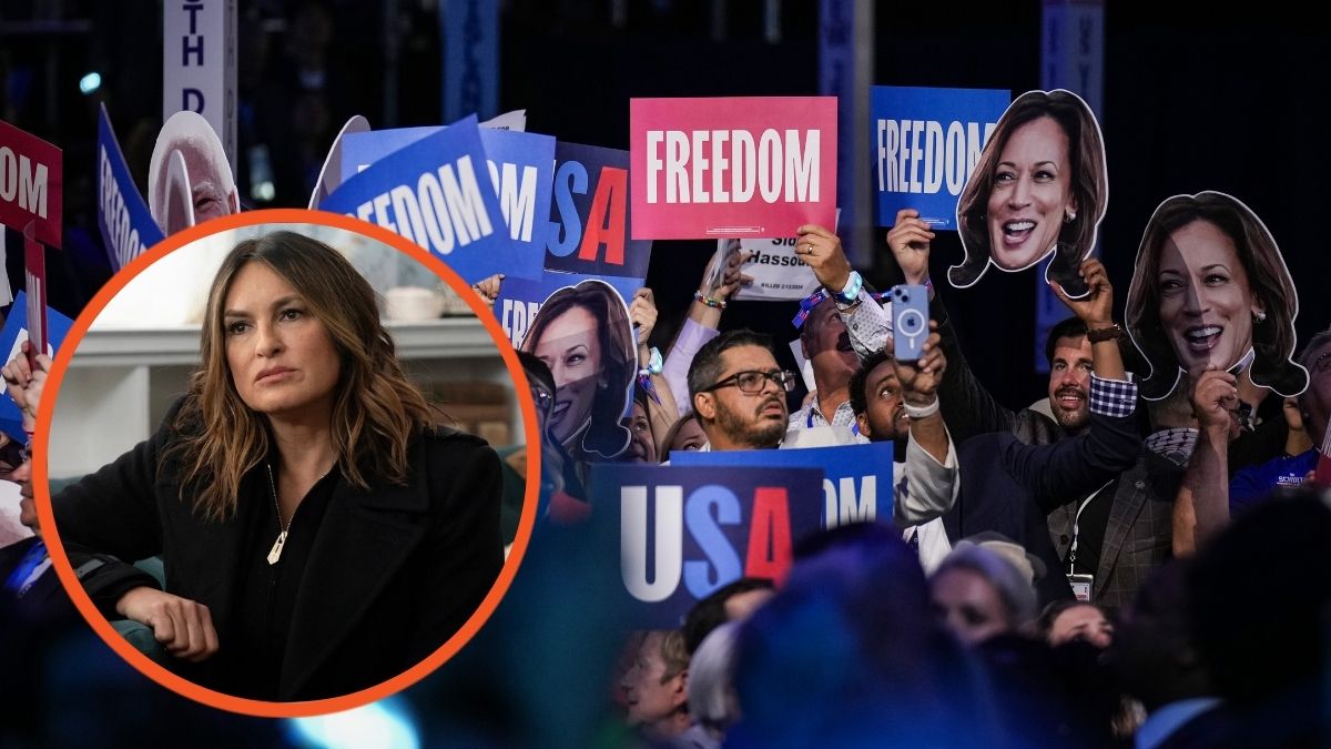 Supporters cheer during the second day of the Democratic National Convention