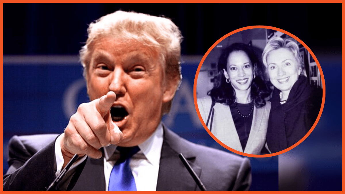 Donald Trump, Kamala Harris, Hillary Clinton