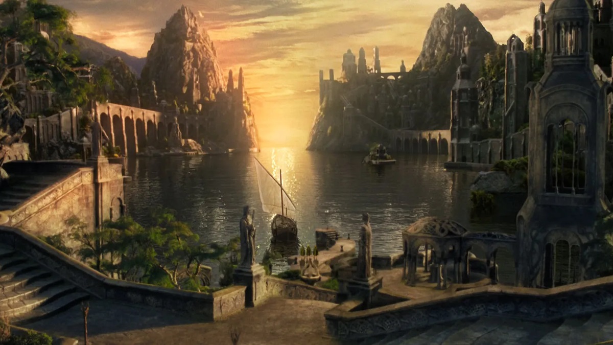 The Grey Havens in Peter Jackson's 'The Lord of the Rings'