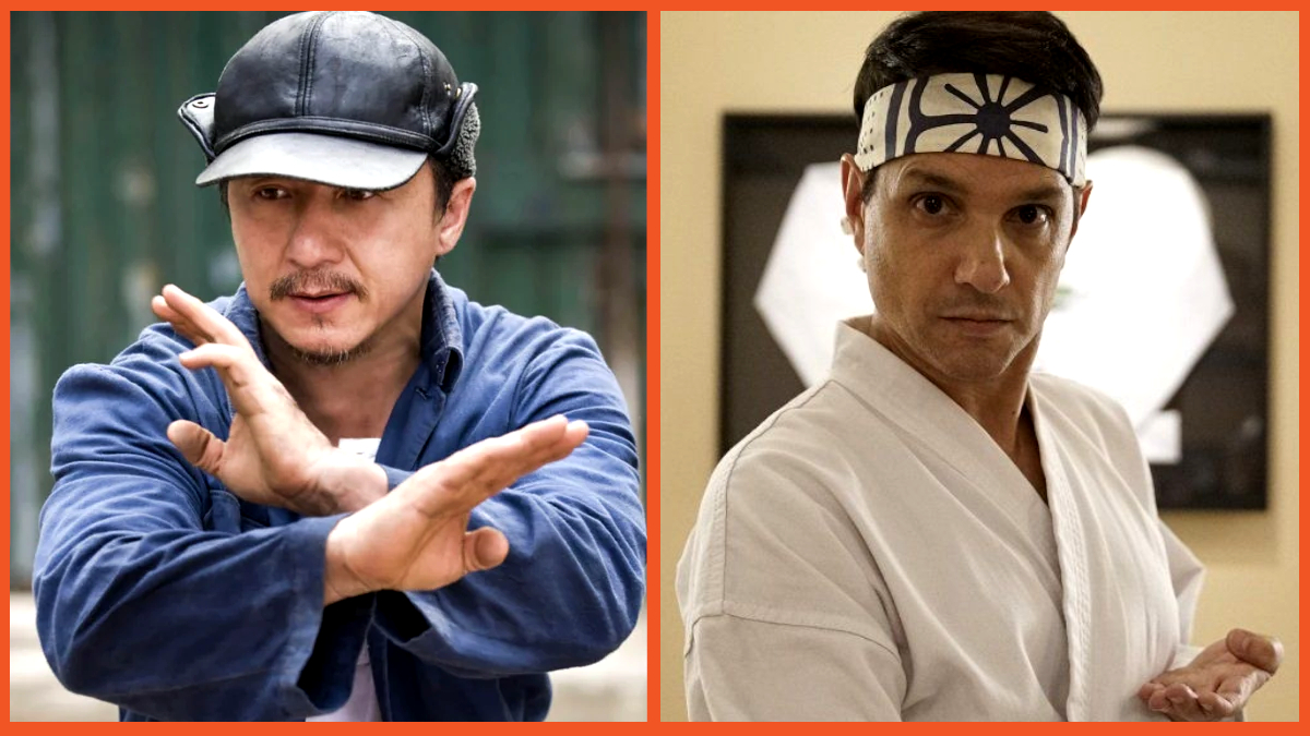 Mr. Han and Daniel LaRusso