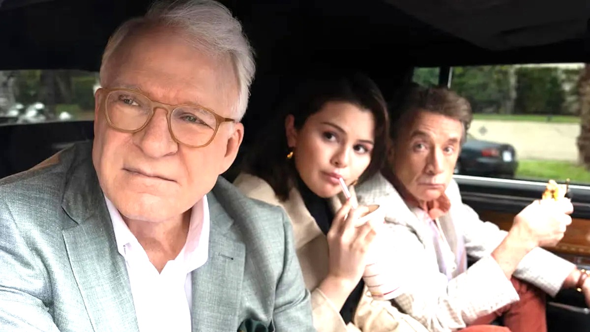 Steve Martin, Selena Gomez and Martin Short in Only Murders in the Building