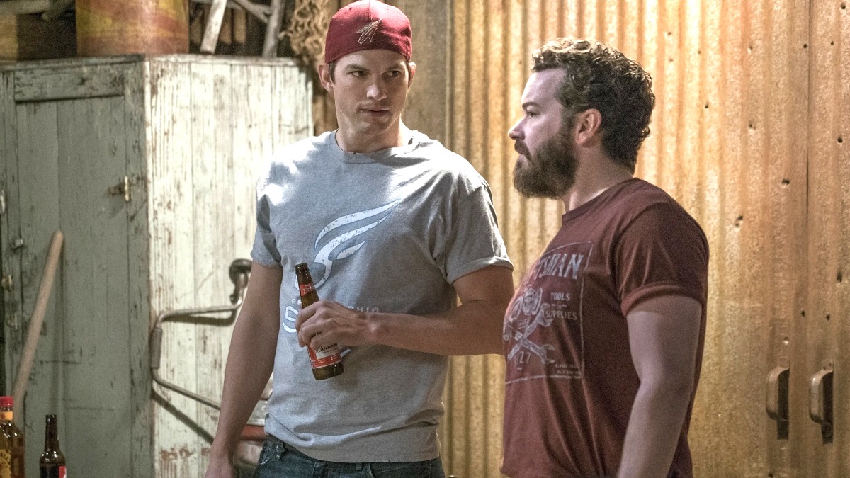 Ashton Kutcher and Danny Masterson in The Ranch